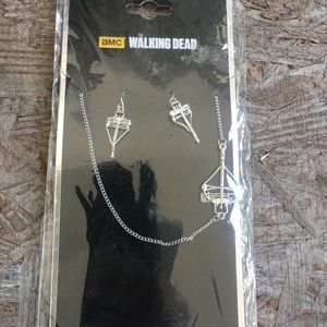 Walking Dead necklace and earring set